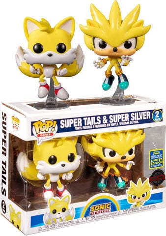 Figurine Funko Pop! -  Sonic - 2pk Super Tails